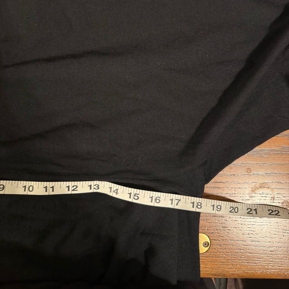 MOYURU Women's Men’s Black Wool Extra Large Pants Button Detail Elastic Waist - Picture 6 of 9